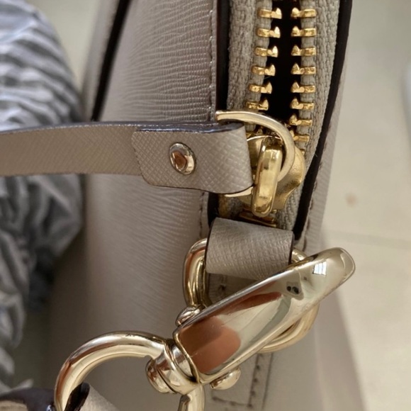 Kate Spade domed satchel in soft taupe! - Picture 3 of 4